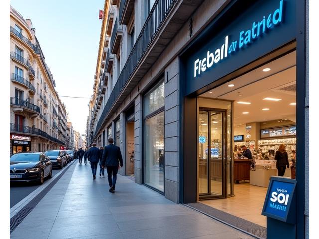 Exterior de la oficina de Viajes Sol Madrid en el centro de Madrid