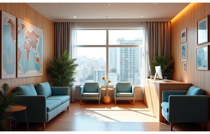 Oficina moderna y acogedora de Viajes Sol Madrid